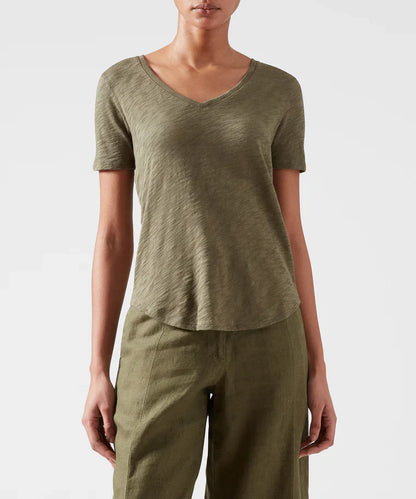 ATM SS V-Neck Tee