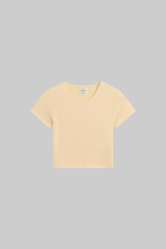 Leset Lauren Crop Slim Fit Tee