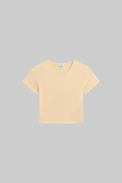 Leset Lauren Crop Slim Fit Tee