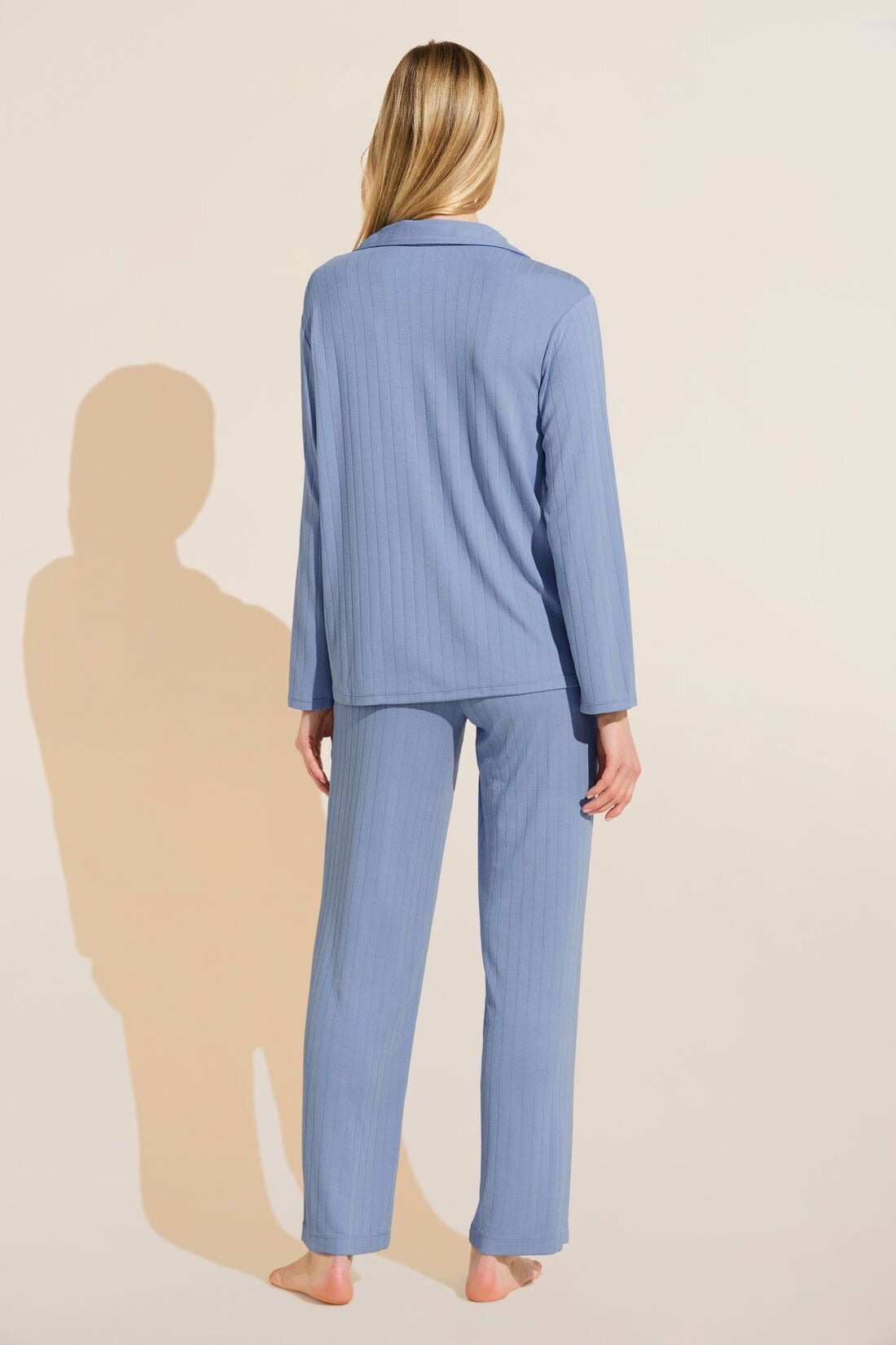 Eberjey Gisele Rib Long PJ Set