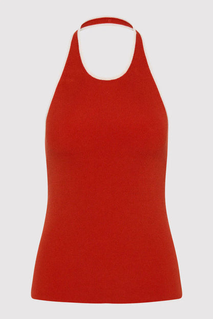 St. Agni Fine Line Halter Top
