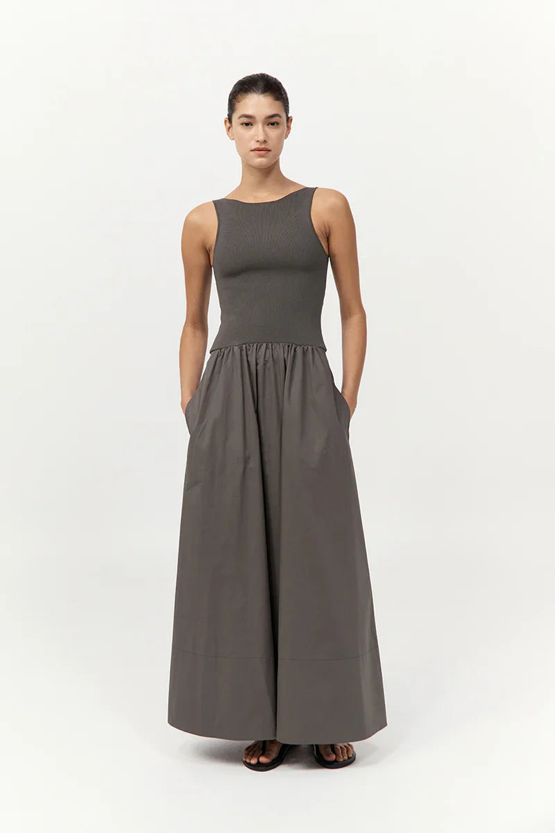 St. Agni Bateau Cutout Dress
