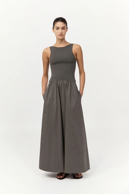St. Agni Bateau Cutout Dress