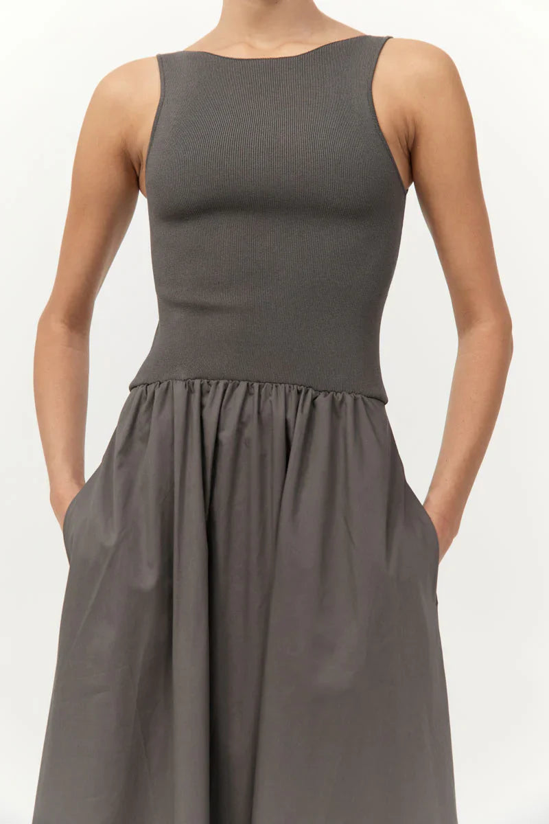 St. Agni Bateau Cutout Dress