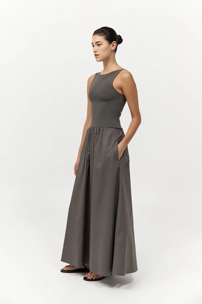 St. Agni Bateau Cutout Dress