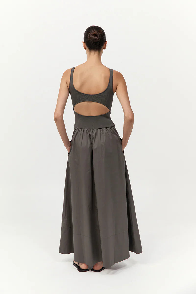 St. Agni Bateau Cutout Dress