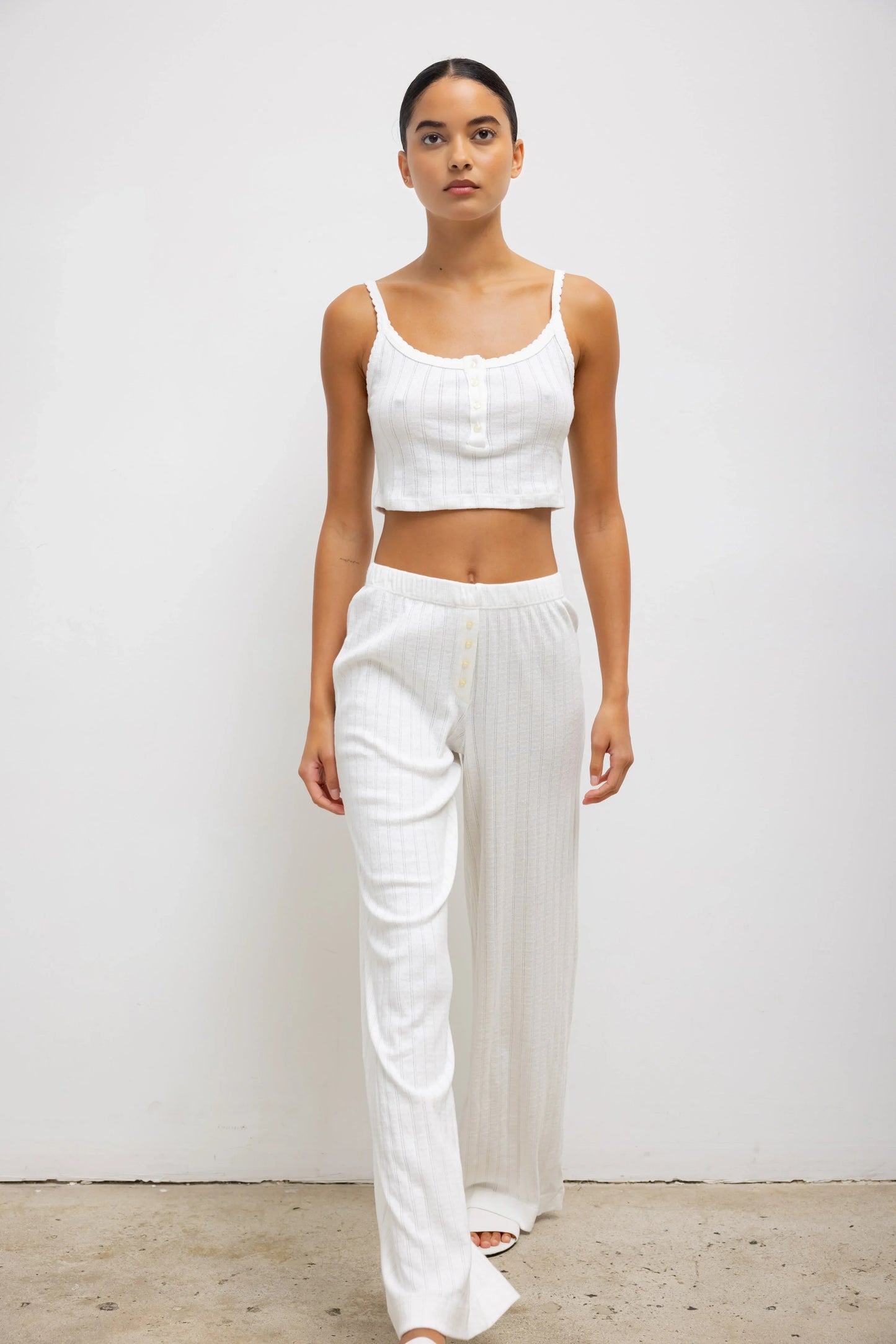 Leset Pointelle Boxer Pant