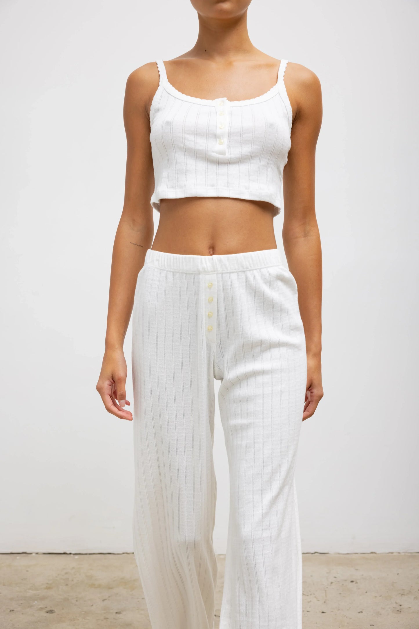 Leset Pointelle Boxer Pant