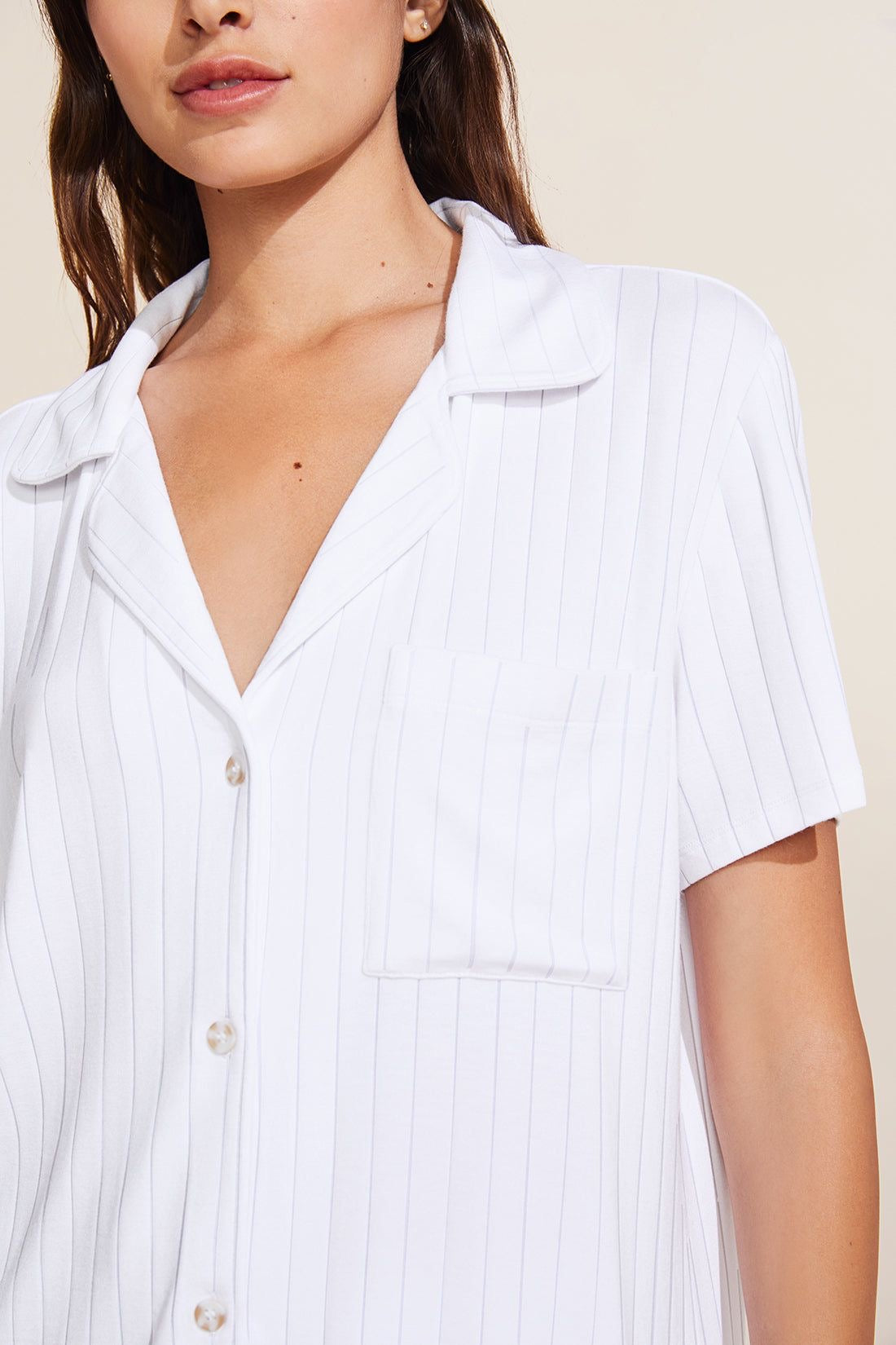 Eberjey Gisele Rib Relaxed Short PJ Set