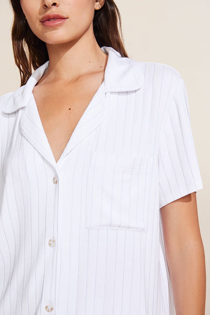Eberjey Gisele Rib Relaxed Short PJ Set