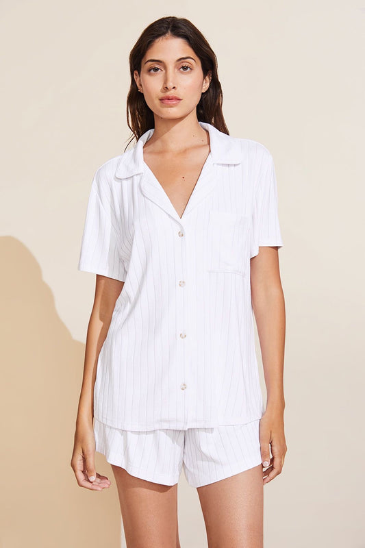 Eberjey Gisele Rib Relaxed Short PJ Set