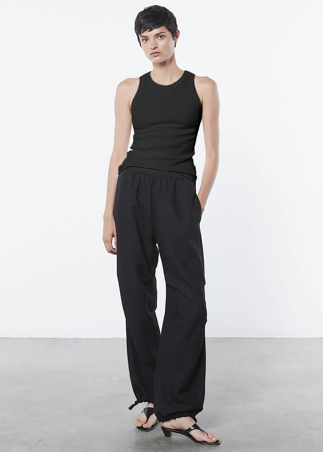 Enza Costa Supima Cotton Sheath Tank