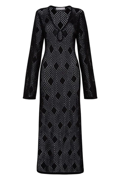 Faithfull the Brand Serena Pointelle Knit Dress