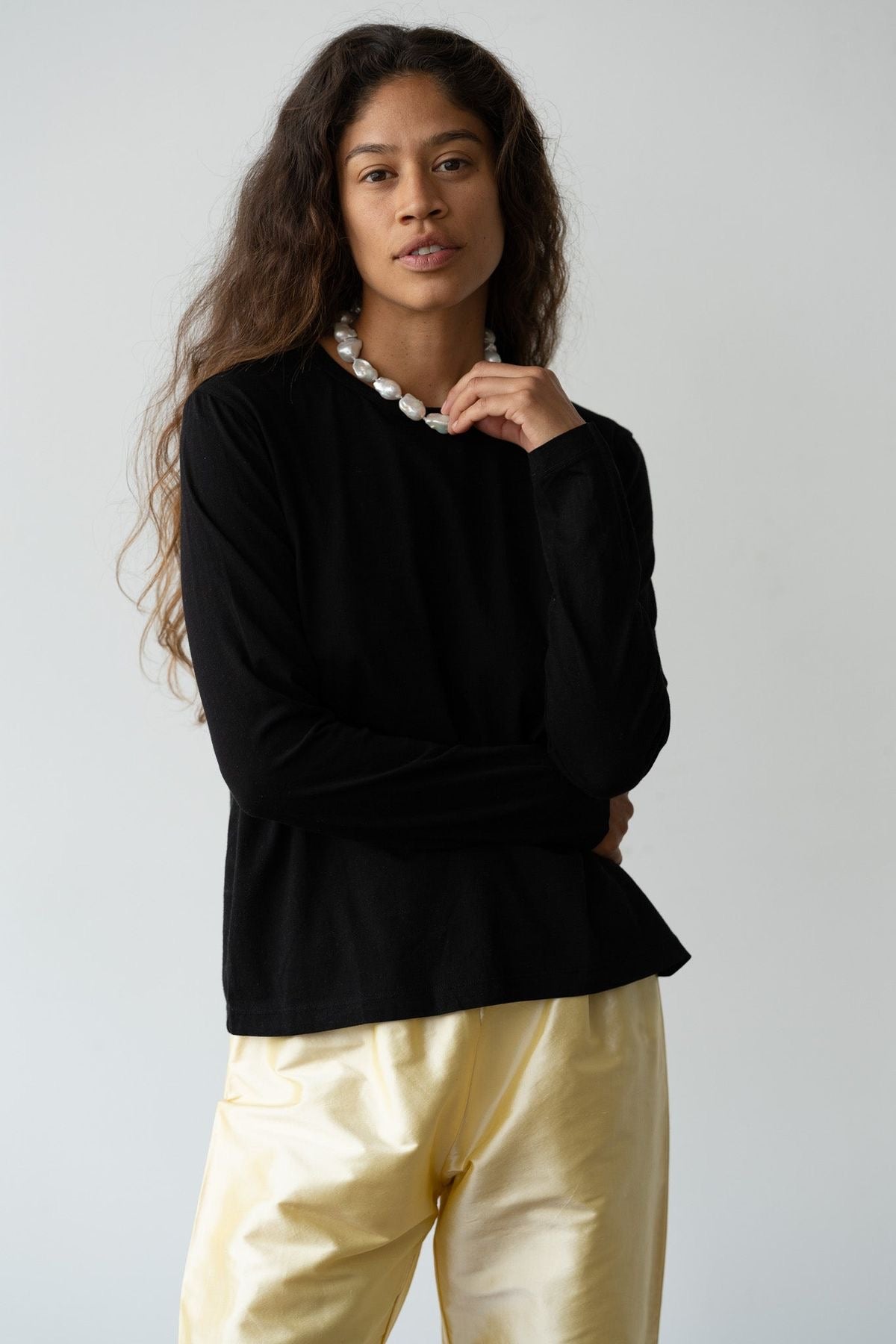 Donni Jersey Long Sleeve Tee