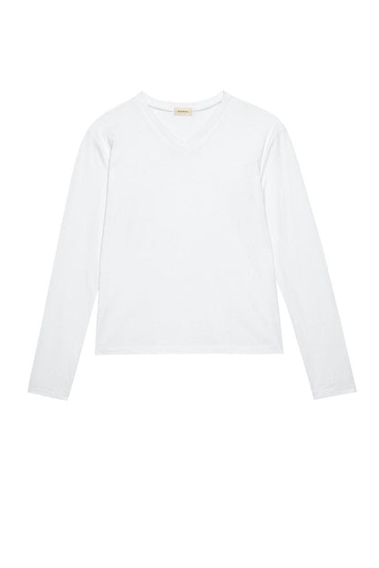 Donni Jersey V-Neck Long Sleeve