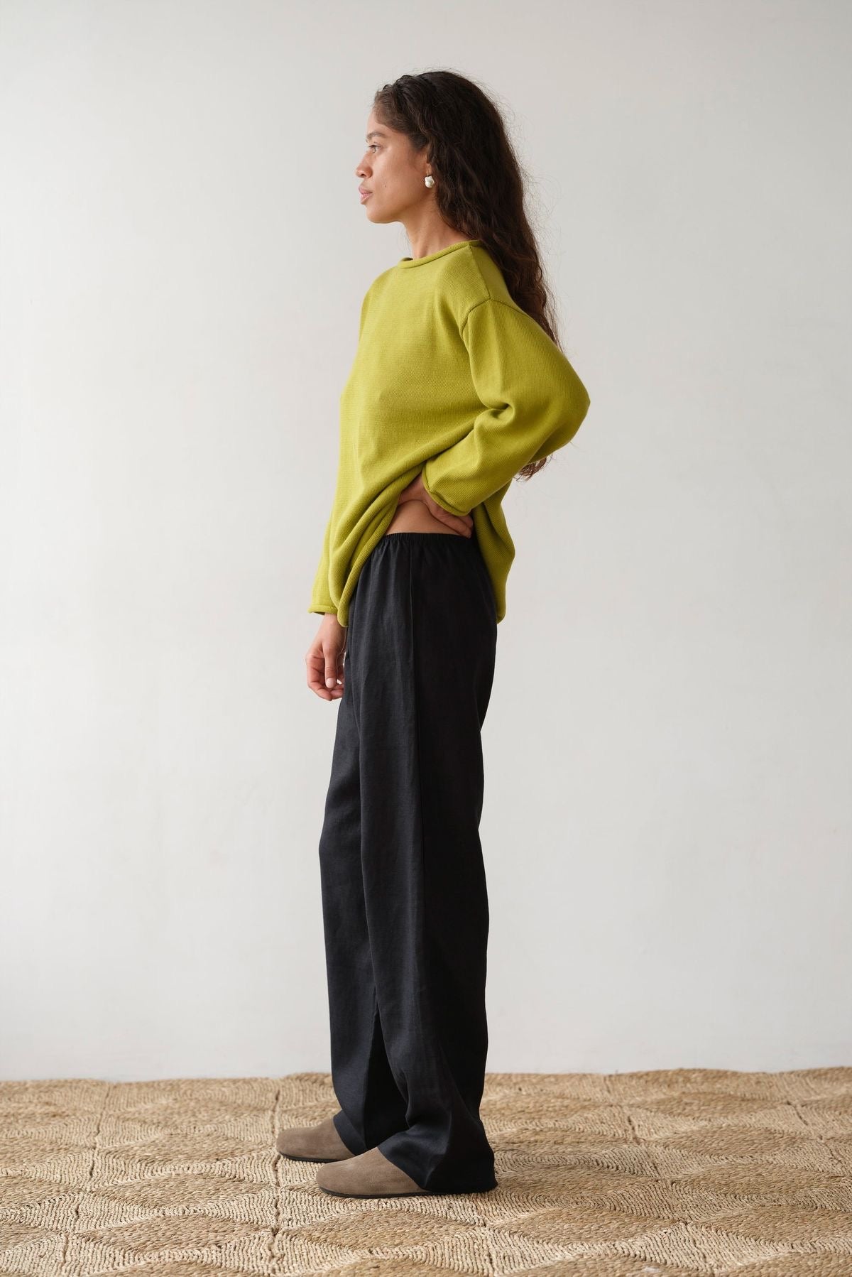 Donni Linen Simple Pant
