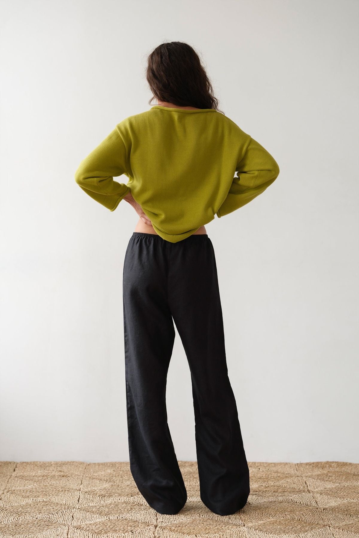 Donni Linen Simple Pant