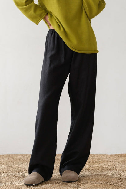 Donni Linen Simple Pant