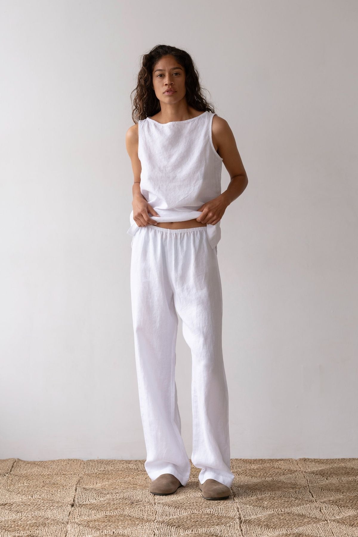 Donni Linen Simple Pant
