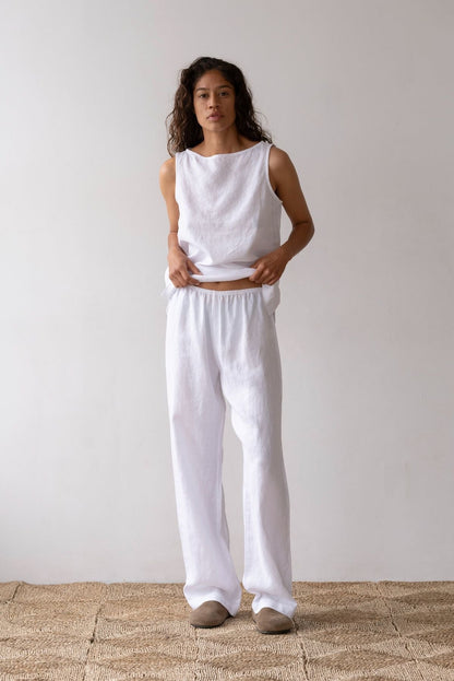 Donni Linen Simple Pant