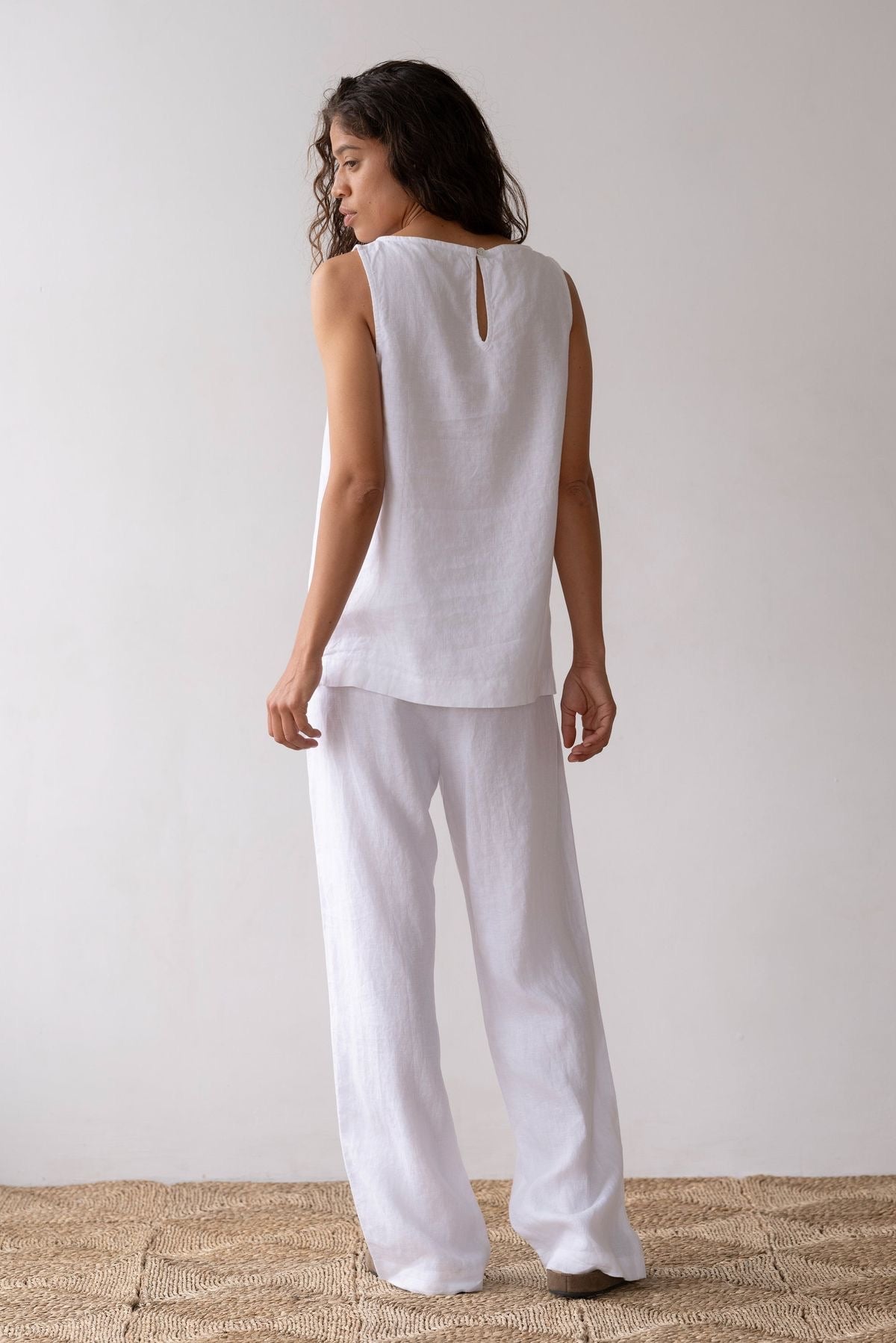 Donni Linen Simple Pant