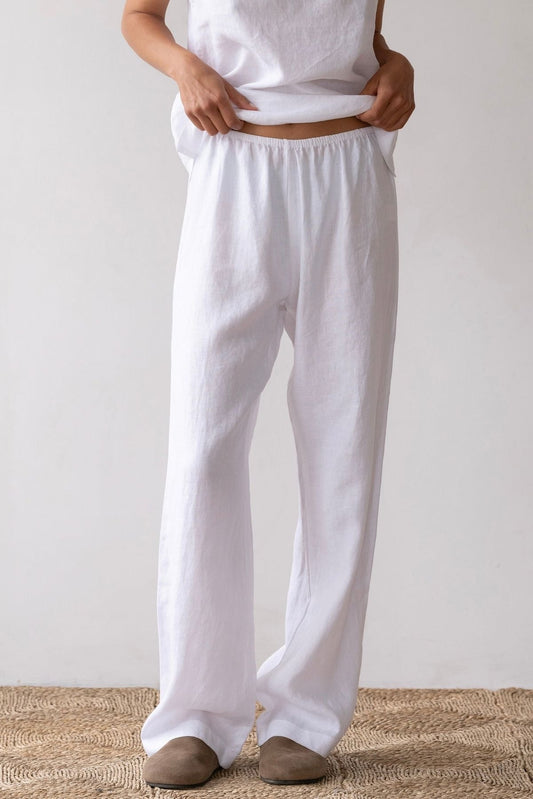Donni Linen Simple Pant