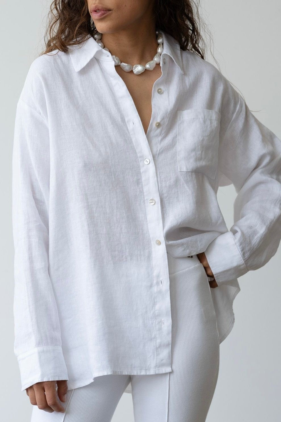 Donni Linen Relaxed Shirt