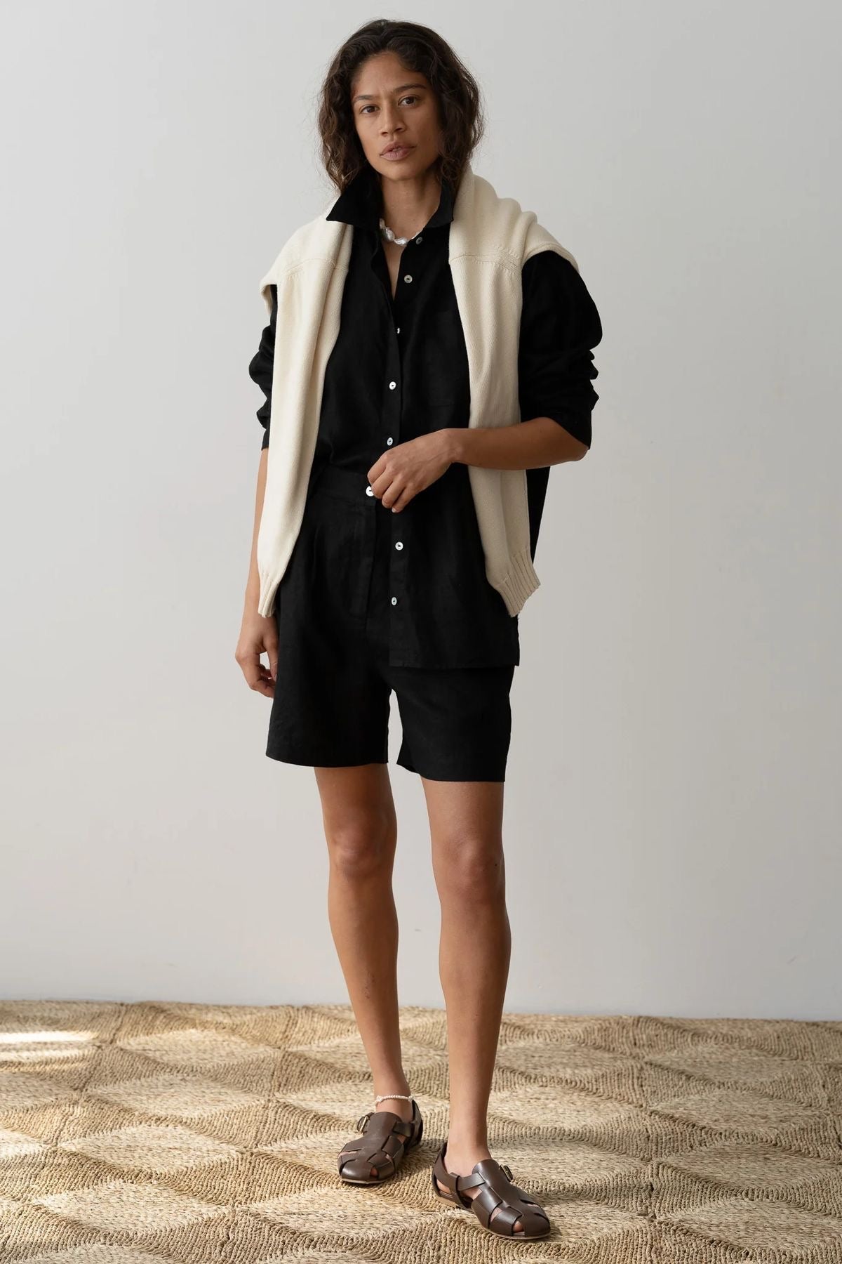 Donni Linen Relaxed Shirt