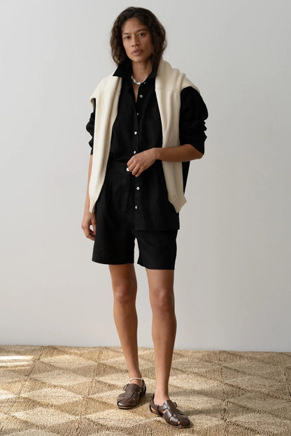 Donni Linen Relaxed Shirt