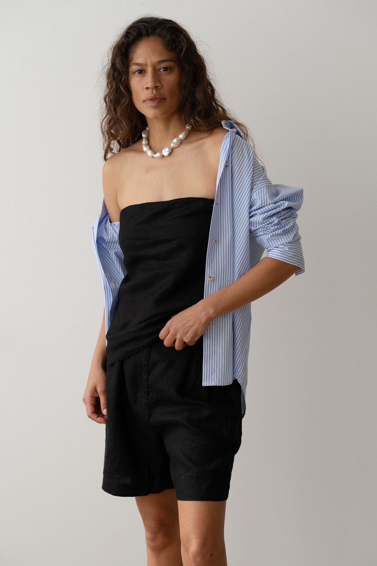 Donni Linen Tube Top