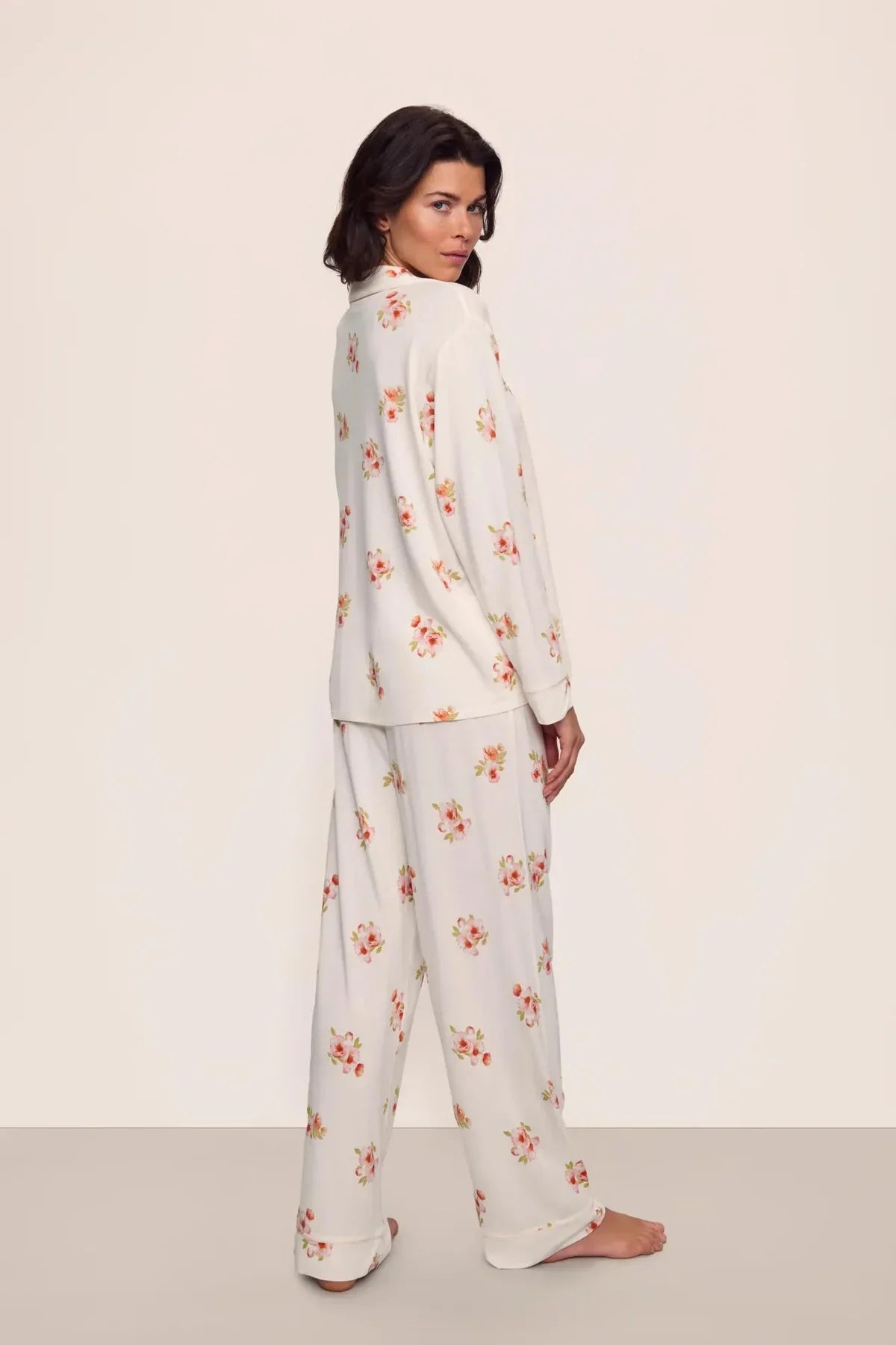 Eberjey Gisele Printed Long PJ Set