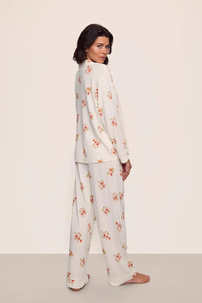 Eberjey Gisele Printed Long PJ Set
