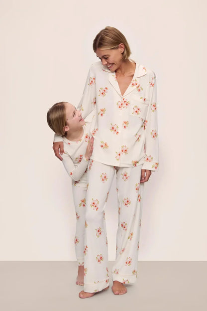 Eberjey Gisele Printed Long PJ Set