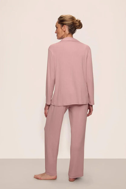 Eberjey Rib Long PJ Set
