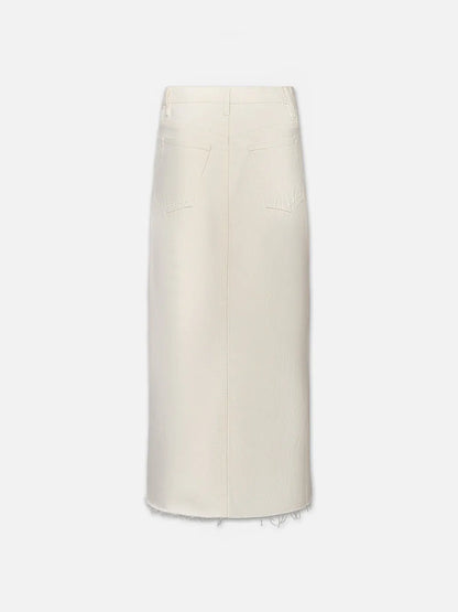Frame Midaxi Skirt Angled Hem