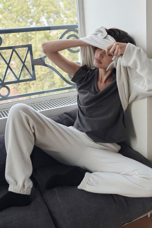 LESET Teddy Jogger