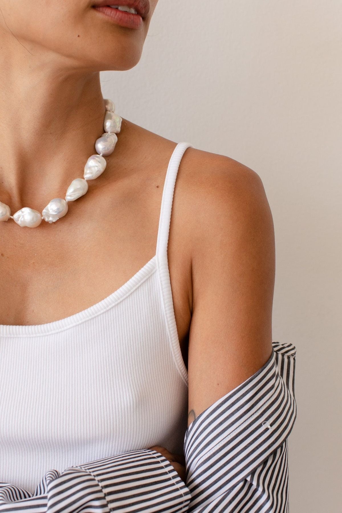 Donni Rib Spaghetti Tank