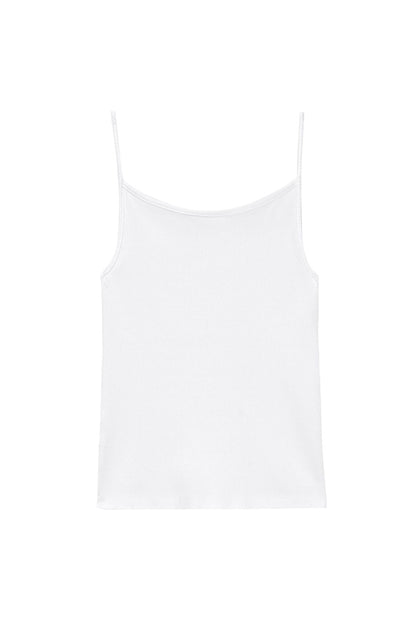 Donni Rib Spaghetti Tank