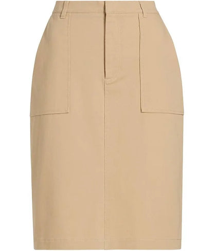 ATM Washed Cotton Twill Skirt