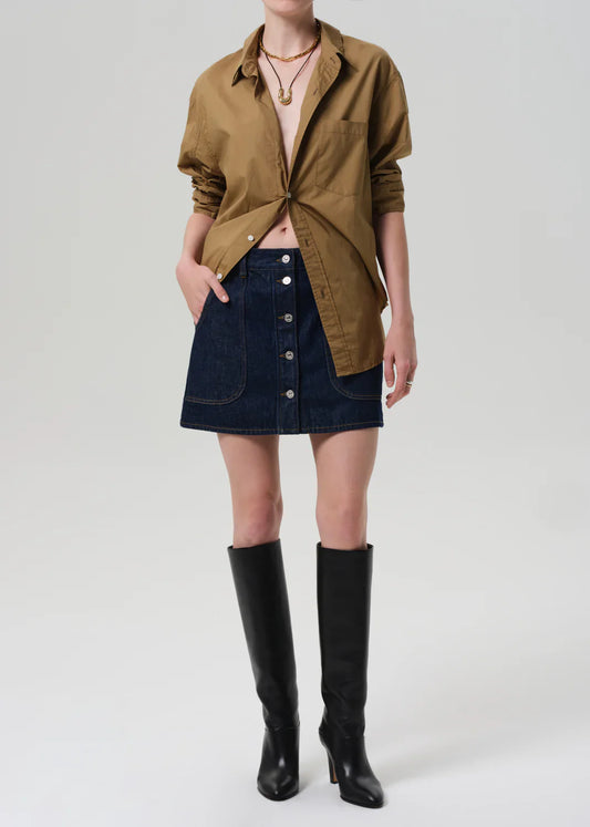 Citizens of Humanity Curved Pocket Mini Skirt