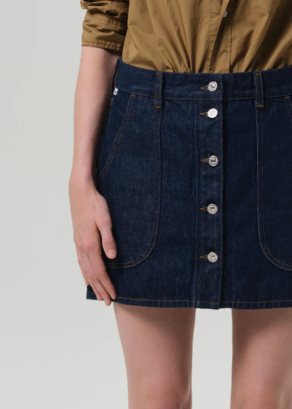 Citizens of Humanity Curved Pocket Mini Skirt
