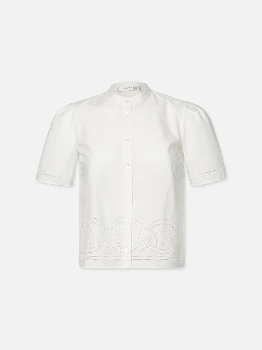 Frame Embroidered S/S Shirt