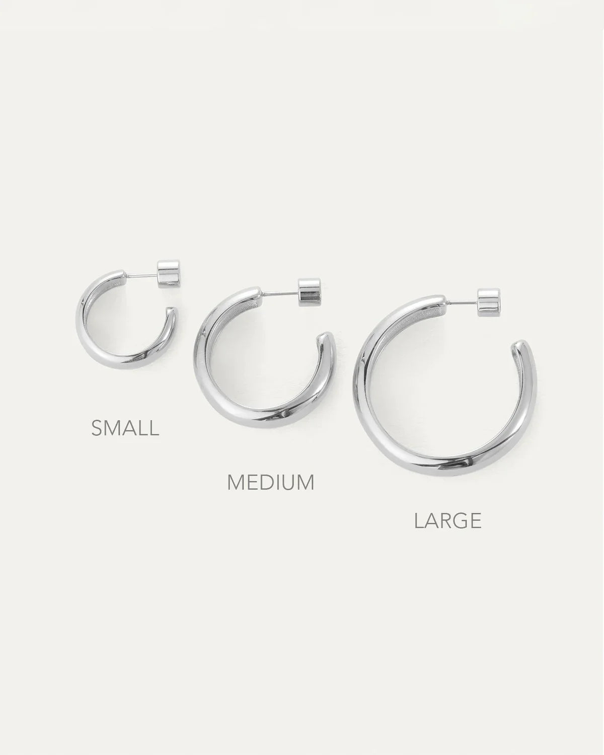 Jenny Bird Staple Hoops Small