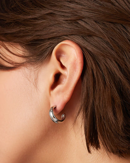 Jenny Bird Staple Hoops Small
