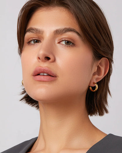 Jenny Bird Staple Hoops Small