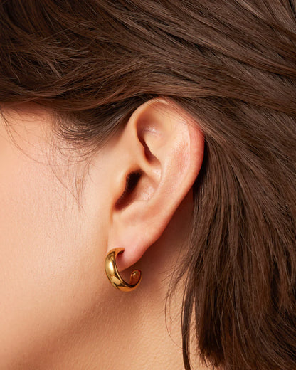 Jenny Bird Staple Hoops Small