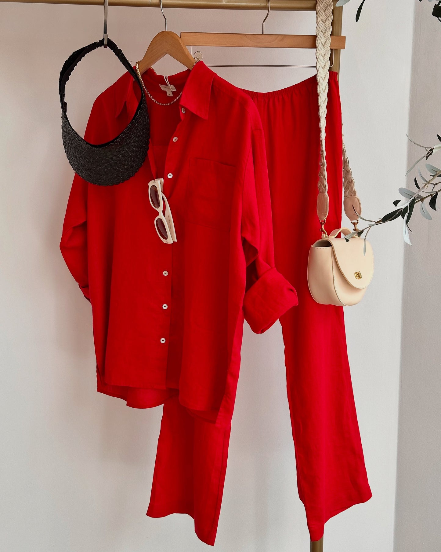 Donni Linen Simple Pant