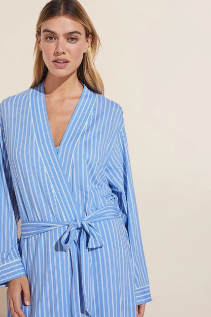 Eberjey Gisele Printed Long Robe