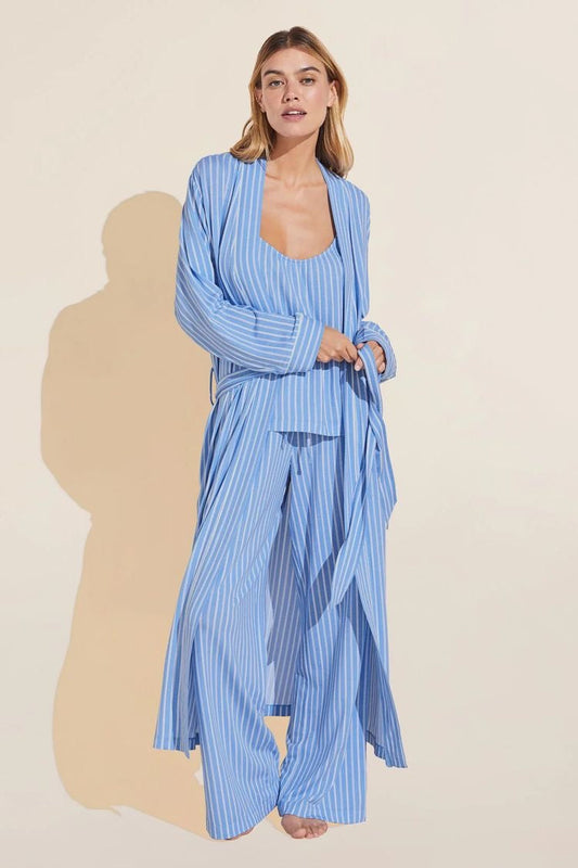 Eberjey Gisele Printed Long Robe