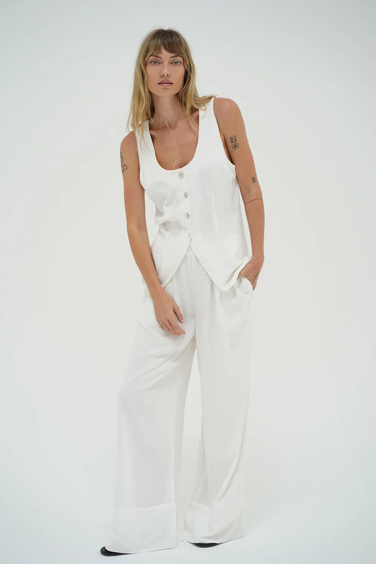 LNA Linen Pull On Pant